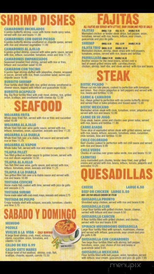 Rosa's Place - Jasper, TN menu_pic