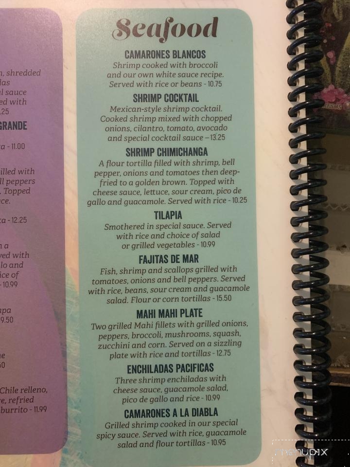 Los Portales Mexican Restaurant - Benton, KY menu_pic