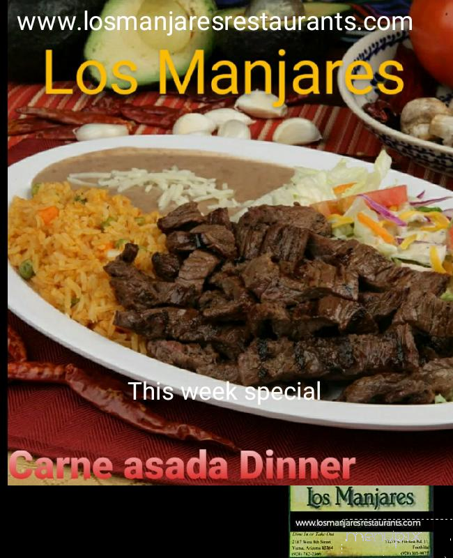 Los Manjares Restaurant - Yuma, AZ menu_pic