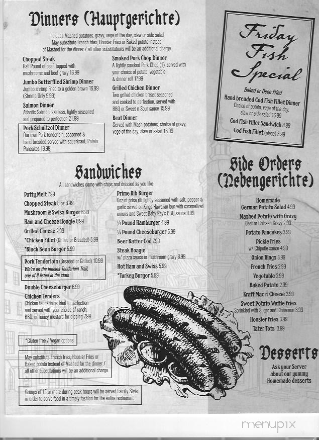 Brau Haus - Oldenburg, IN menu_pic