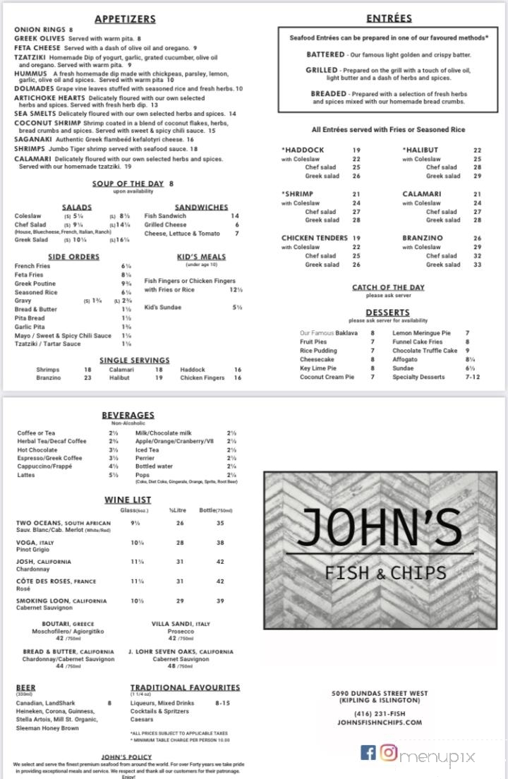 John's Fish & Chips - Toronto, ON