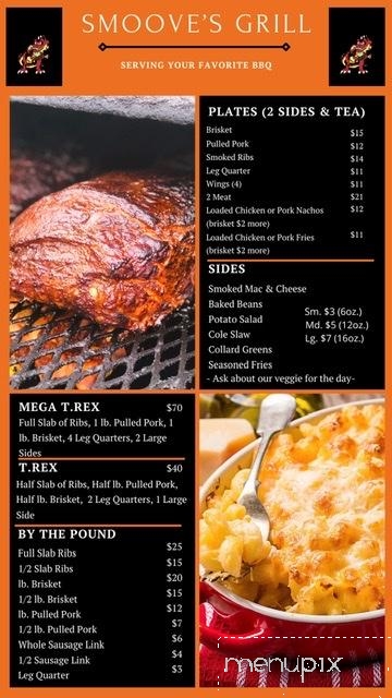 Smoove's Grill - Clarksville, TN menu_pic