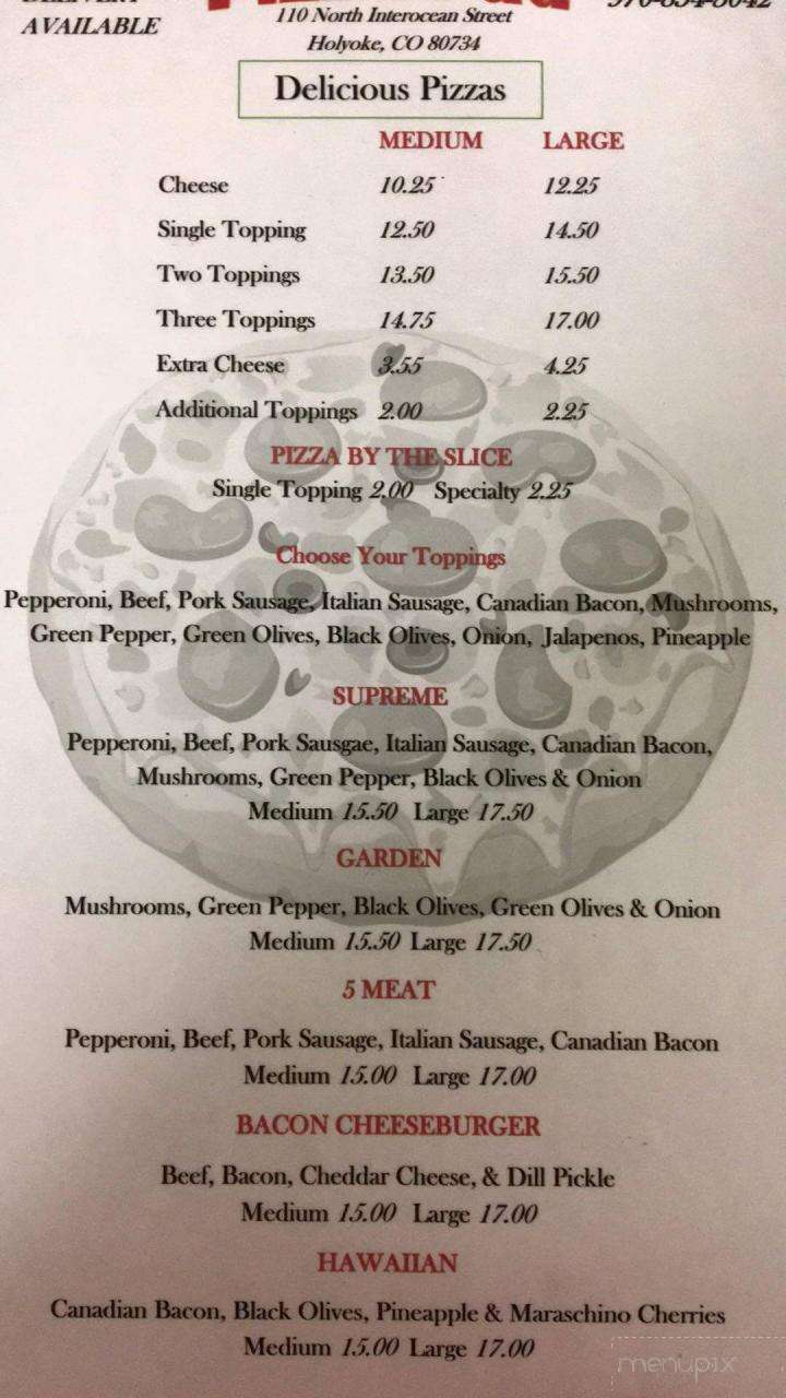 Pizza Pad - Holyoke, CO