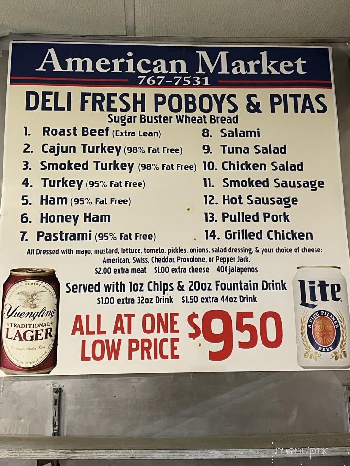American Market - Baton Rouge, LA menu_pic