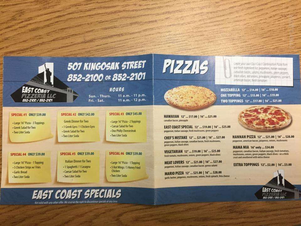 East Coast Pizzeria - Barrow, AK