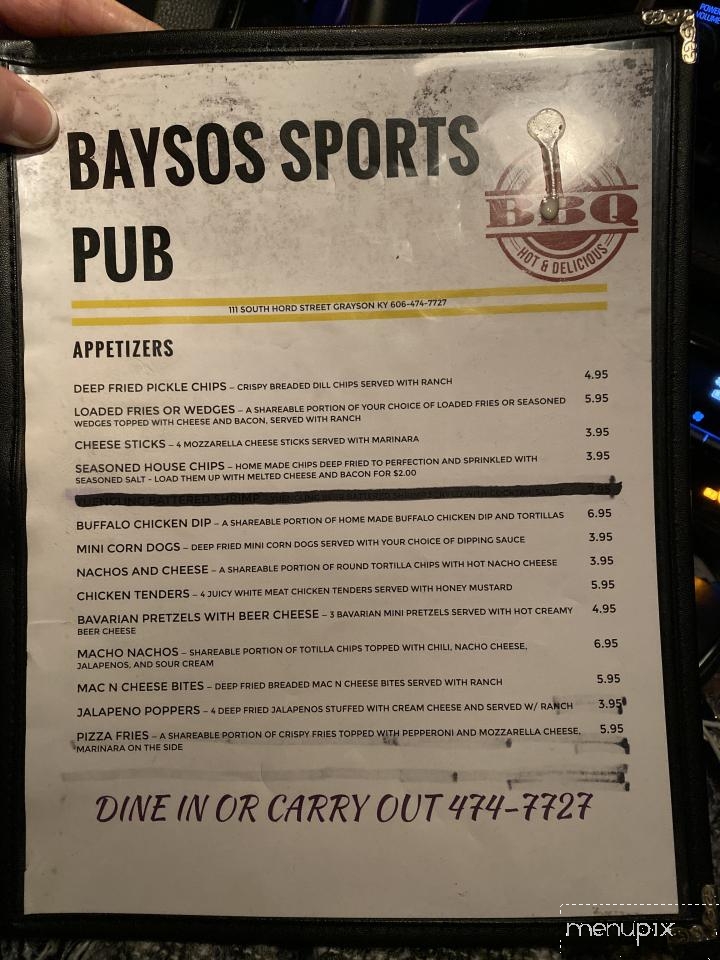 Bayso's Sports Pub - Grayson, KY