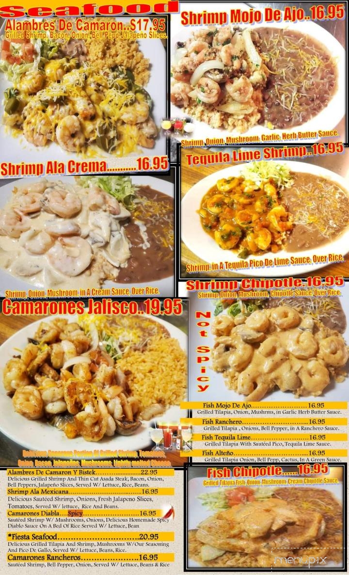 Fiesta Azteca Mexican Restaurant - Raytown, MO menu_pic