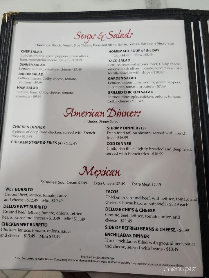 Angela's Italian Restaurant - Sparta, MI menu_pic