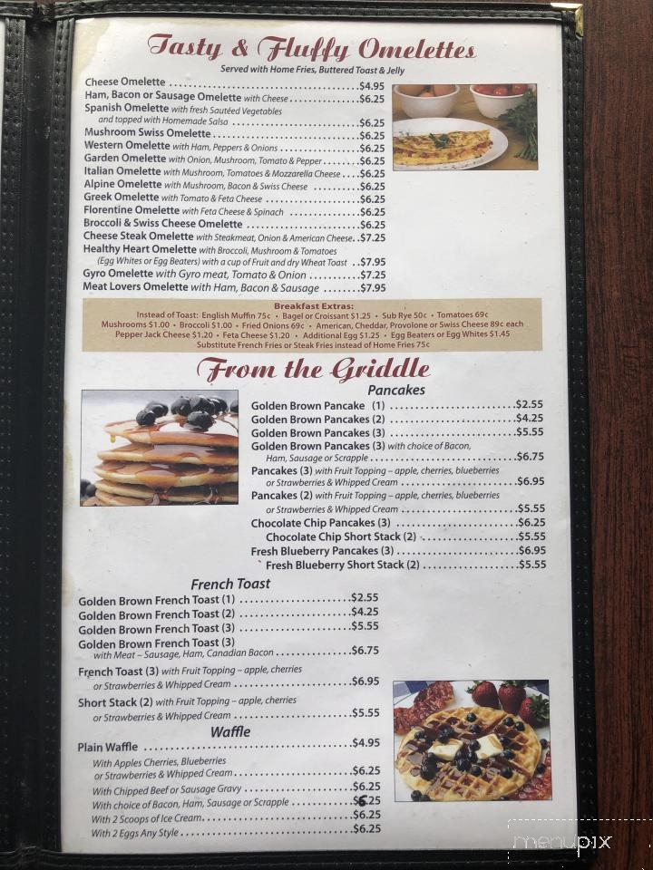 West Manchester Diner - York, PA menu_pic