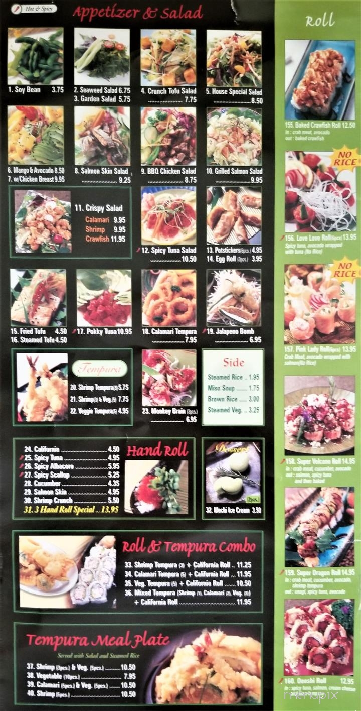 California Bowl Sushi Teriyaki - Simi Valley, CA menu_pic