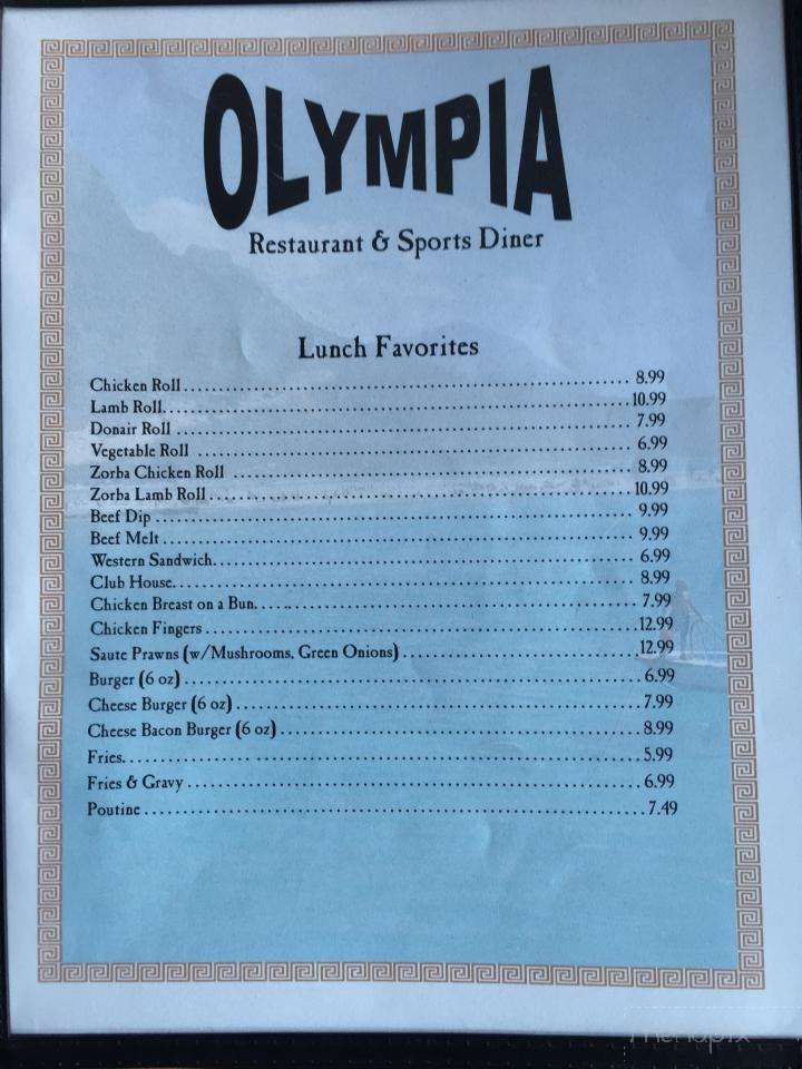 Olympia Restaurant - Hinton, AB