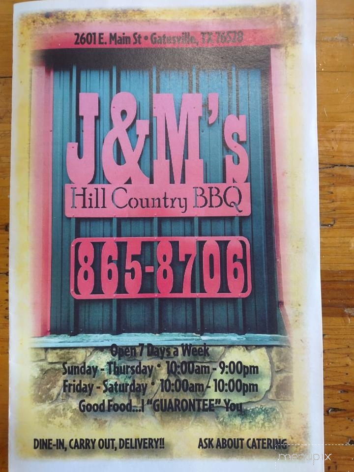 J & M Hill Country Bar-B-Q - Gatesville, TX