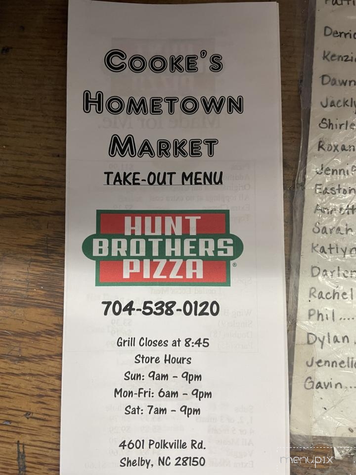 Home Town Market - Shelby, NC menu_pic