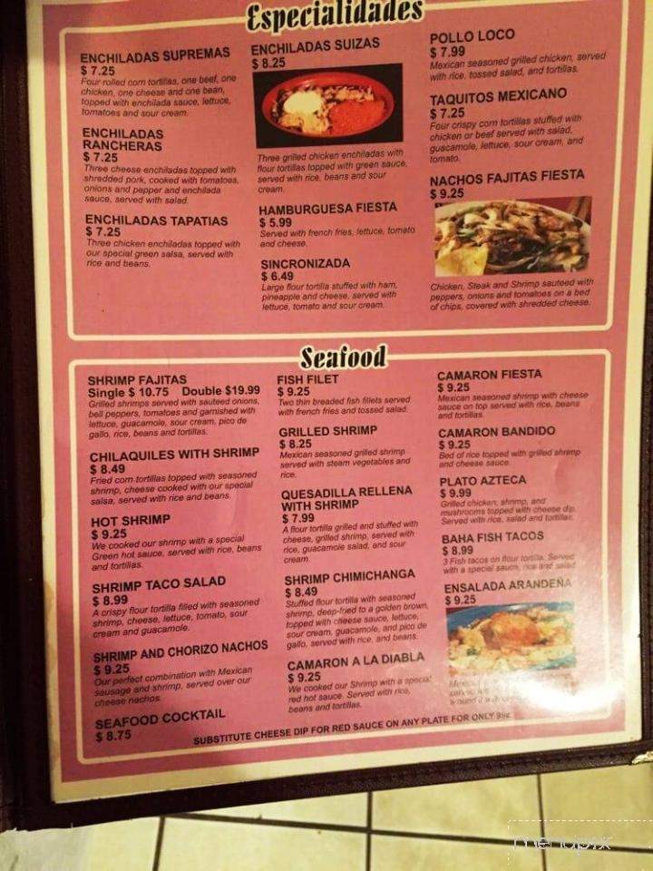 Las Fiesta - Eagleville, TN menu_pic