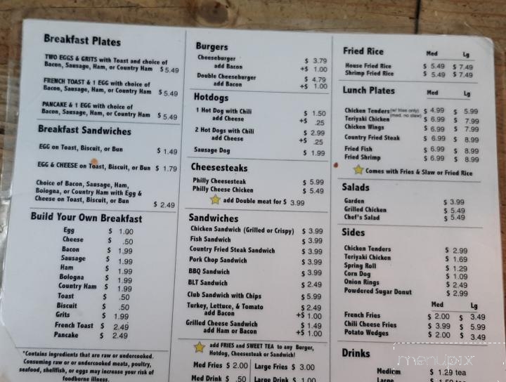 T M Food Store - Catawba, SC menu_pic