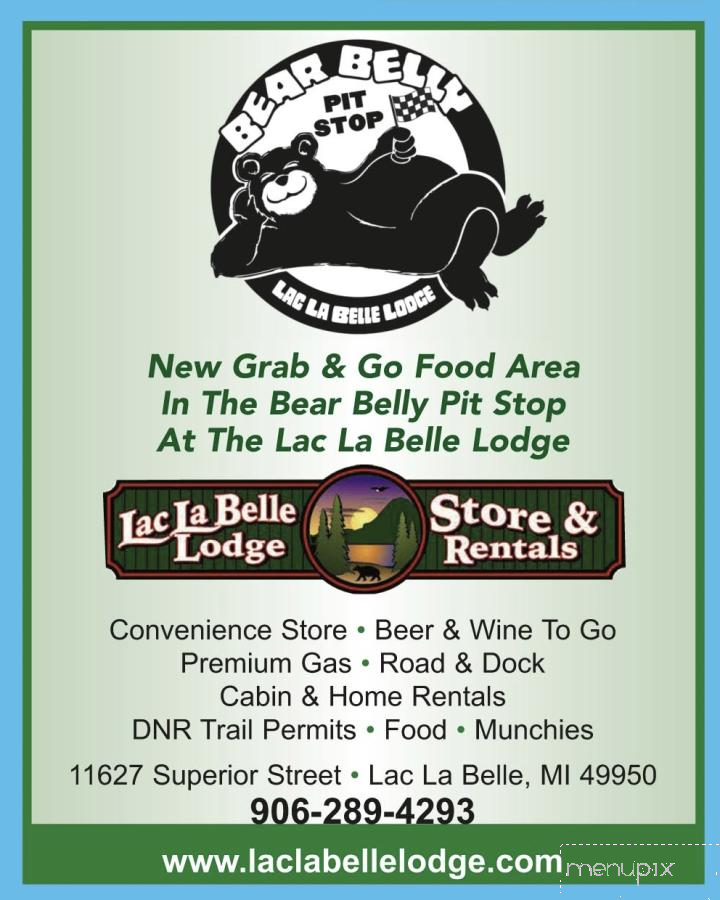 Bear Belly Bar & Grill - Lac La Belle, MI