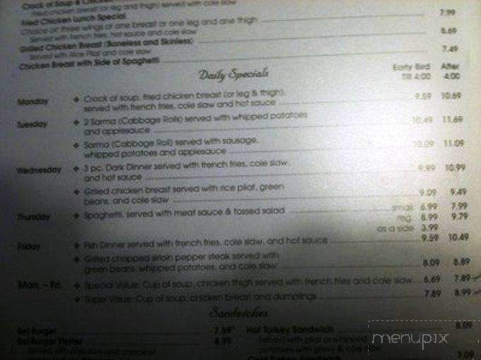 Online Menu Of Belgrade Gardens Barberton Oh