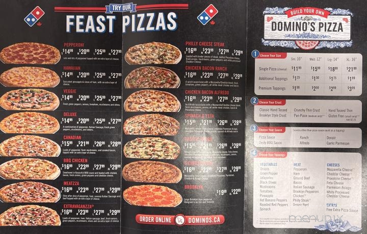 Domino's Pizza - Slave Lake, AB menu_pic