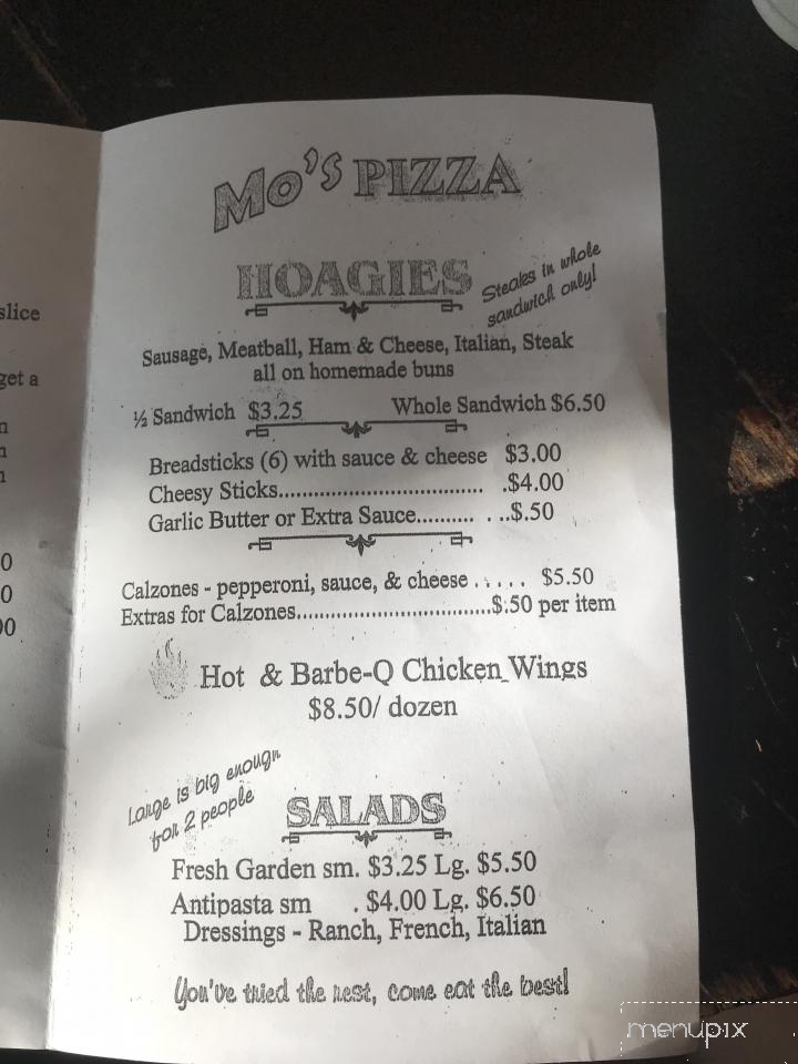 Mo's Pizza - Amsterdam, OH menu_pic