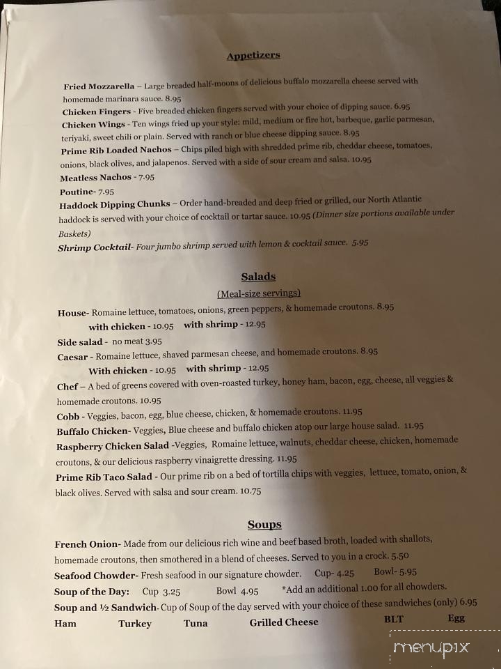 Green Mountain Cafe - Saint Albans, VT menu_pic