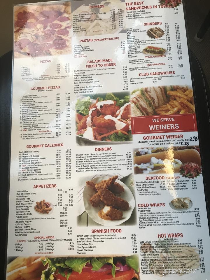 Moonlight House Of Weiners - Woonsocket, RI menu_pic