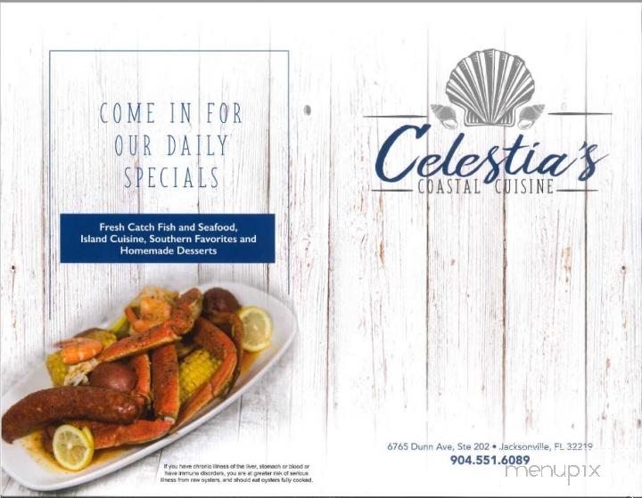 Celestia's Coastal cuisine.