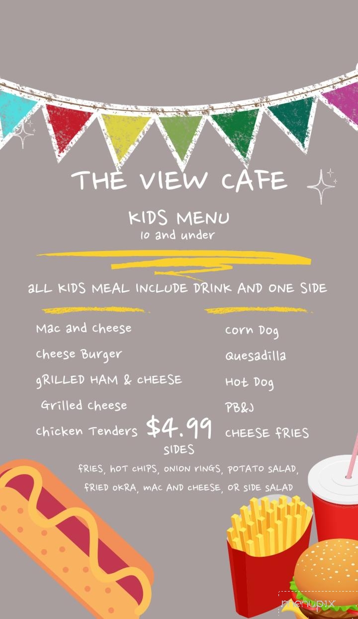 The View Cafe - King, NC menu_pic