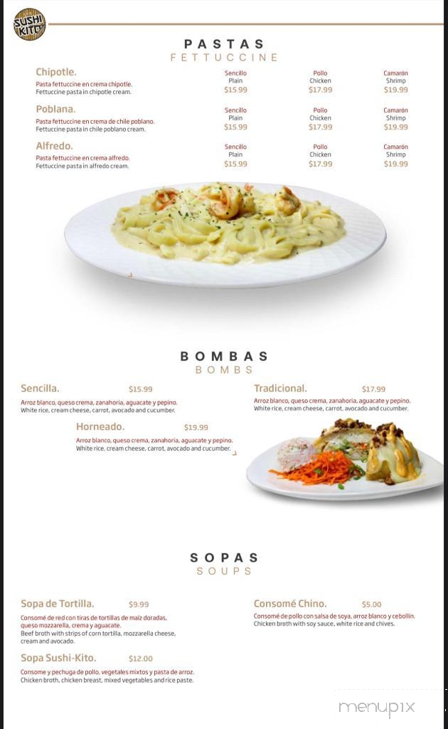 Sushi-Kito - Tucson, AZ menu_pic