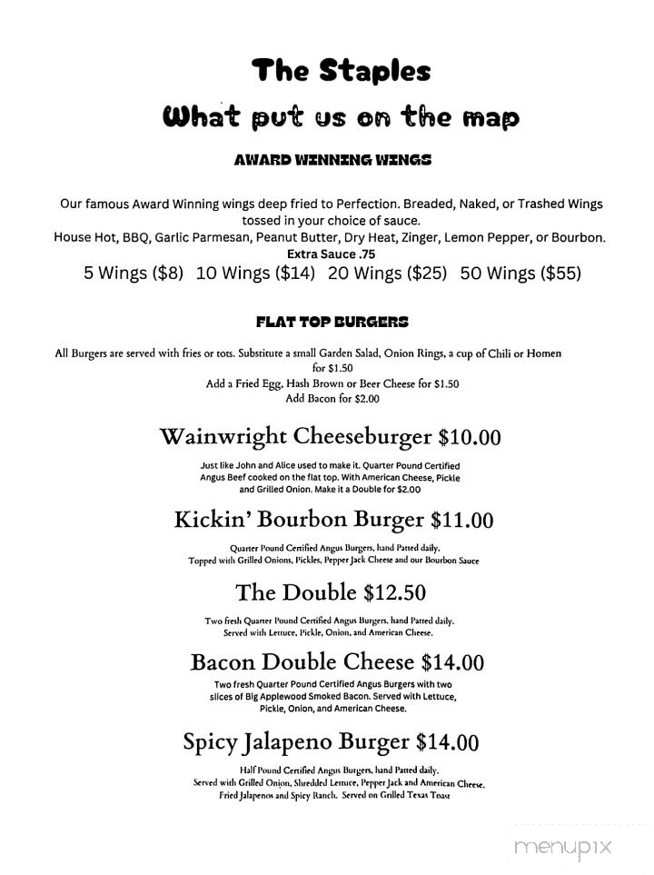 The Corner Chill & Grill - Belleville, IL menu_pic