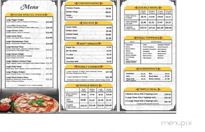 Pizza Express & Subs - Baden, ON menu_pic