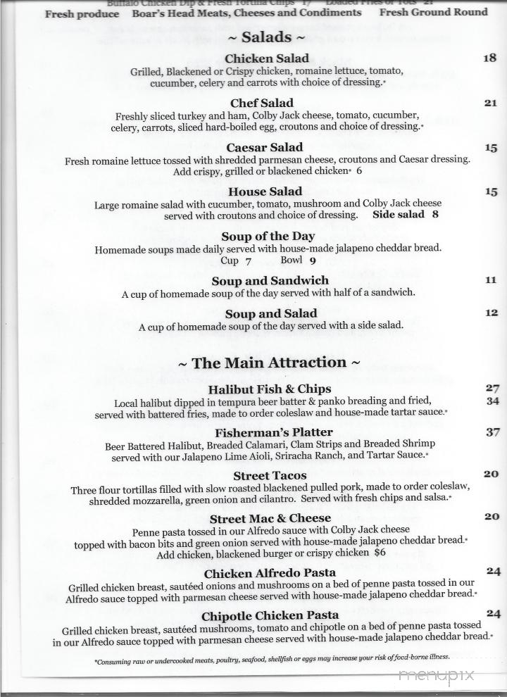 Main Street Tap & Grill - Kenai, AK menu_pic