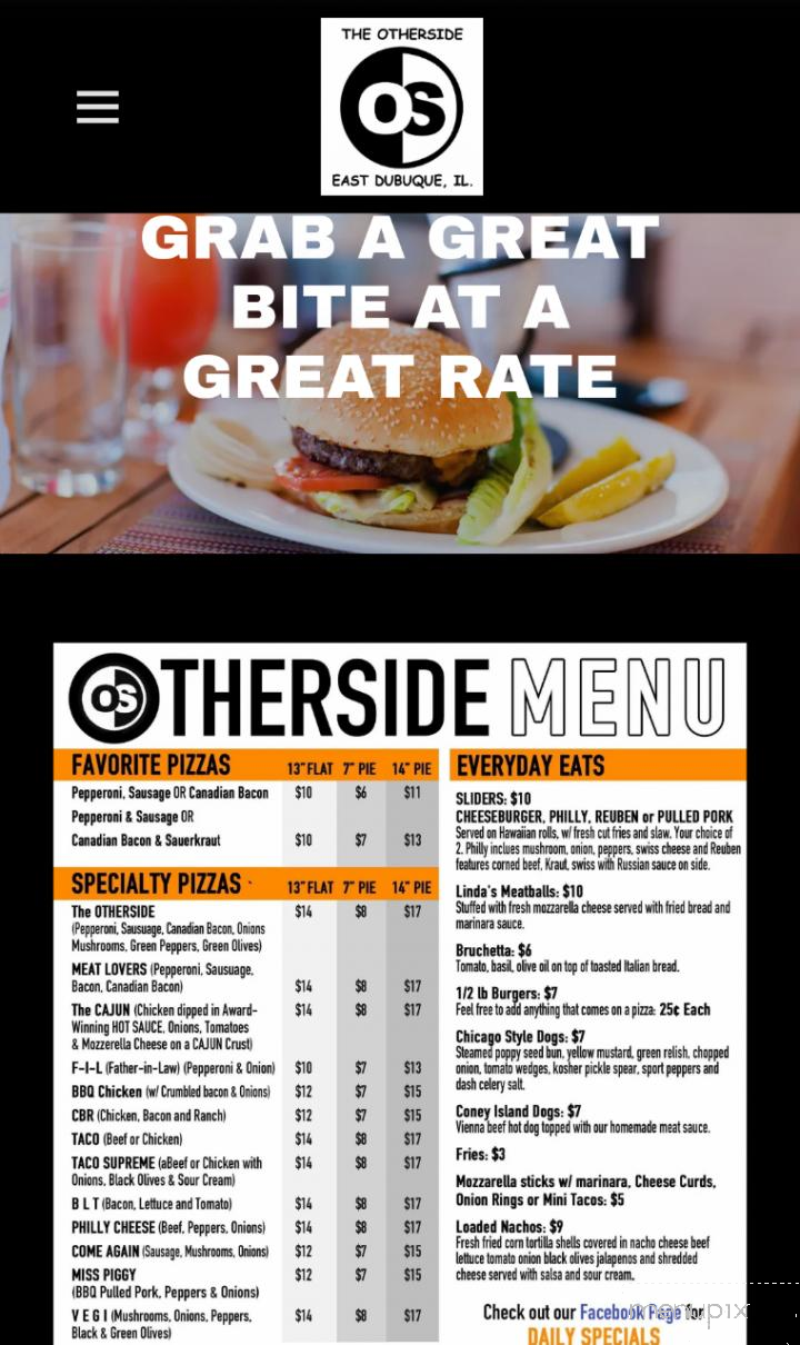 Other Side - East Dubuque, IL menu_pic
