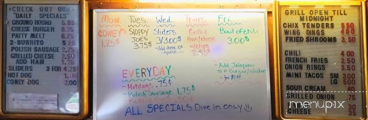 Wixom Bar - Wixom, MI menu_pic