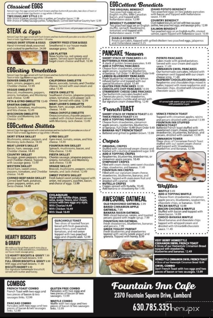 Berrylicious Breakfast Club - Lombard, IL menu_pic