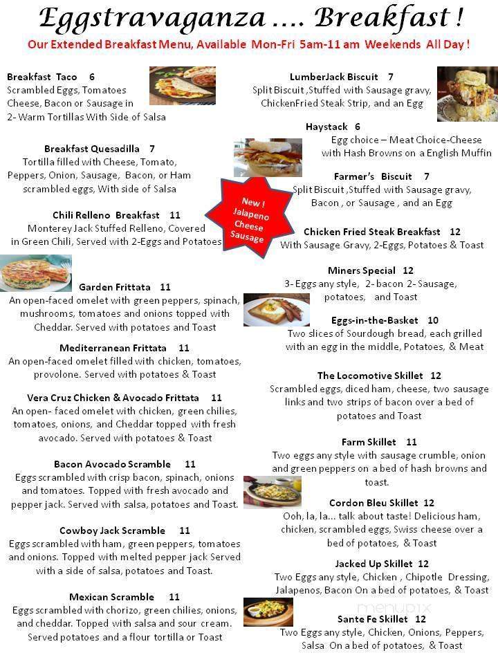 Staci Ann's Cafe - Green River, WY menu_pic