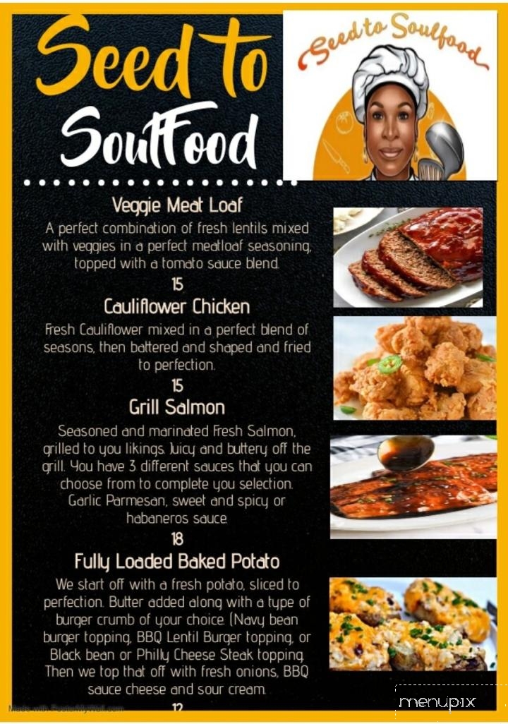 Seed To Soul Food - Taylor, TX menu_pic