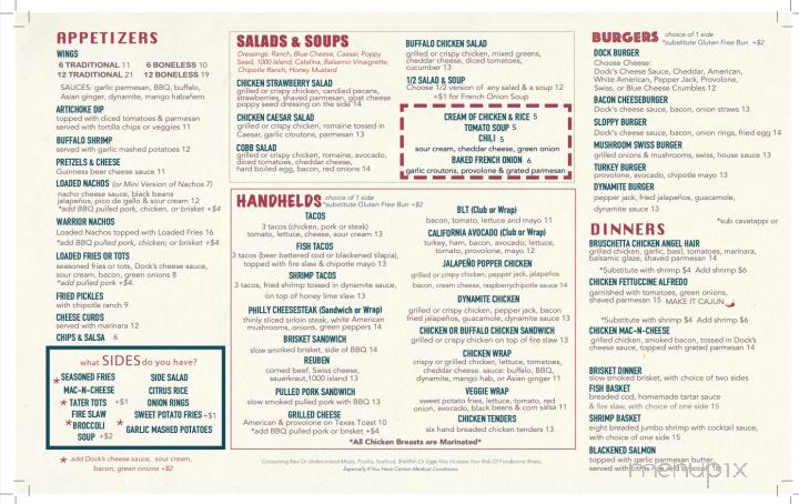 Dock Rotz Tavern - Minooka, IL menu_pic