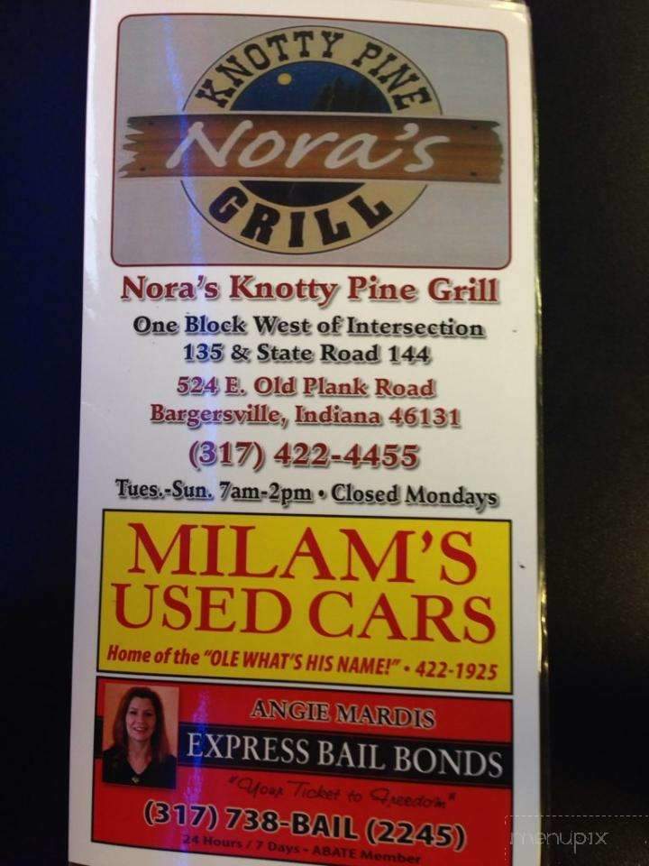 Nora's Knotty Pine Grill - Bargersville, IN