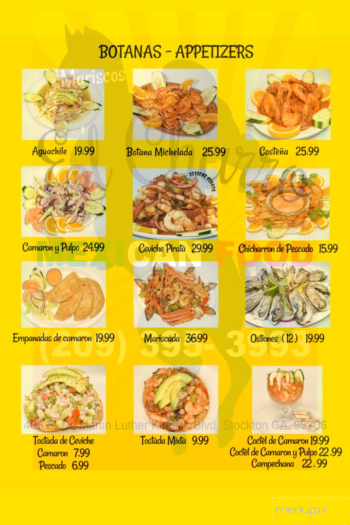 Mariscos El Charro - Stockton, CA menu_pic