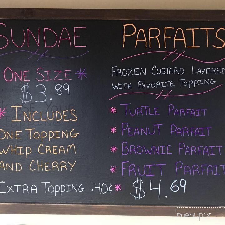 Frostick Freeze Ice Cream Parlor - Croswell, MI menu_pic