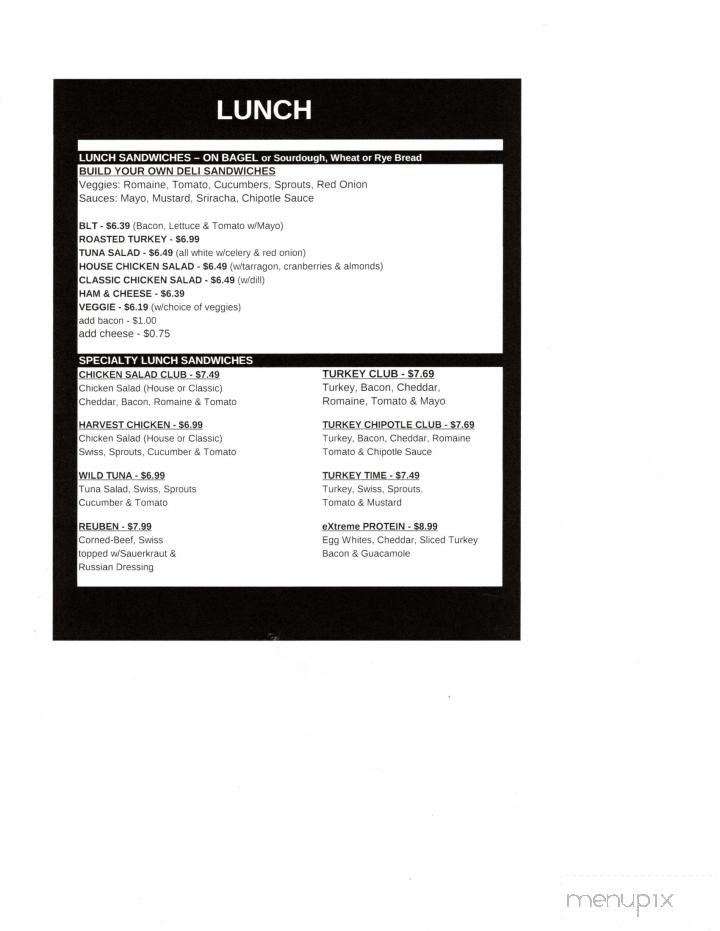 Bagel Cafe 21 - Richardson, TX menu_pic