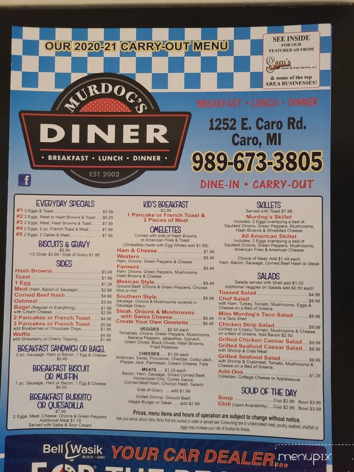 Murdogs Diner & Drive-In - Caro, MI
