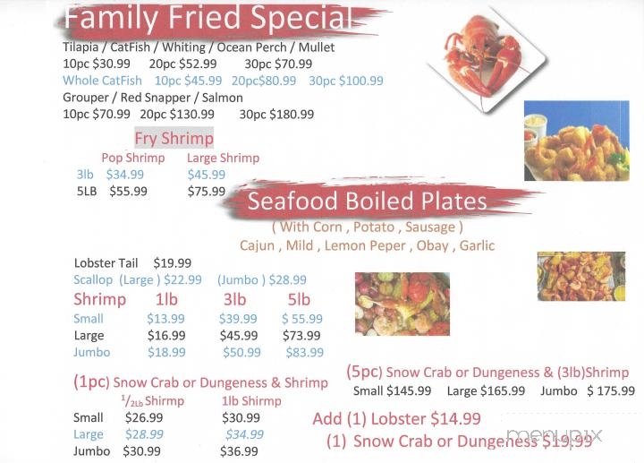 JD Seafood - Montgomery, AL menu_pic