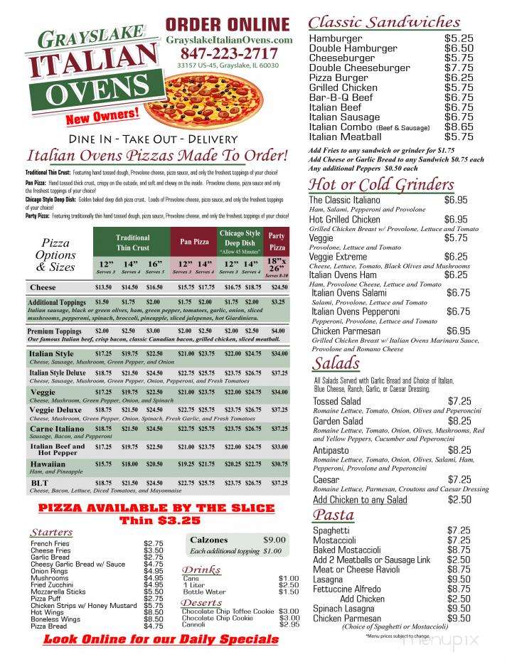 Grayslake Italian Ovens - Grayslake, IL