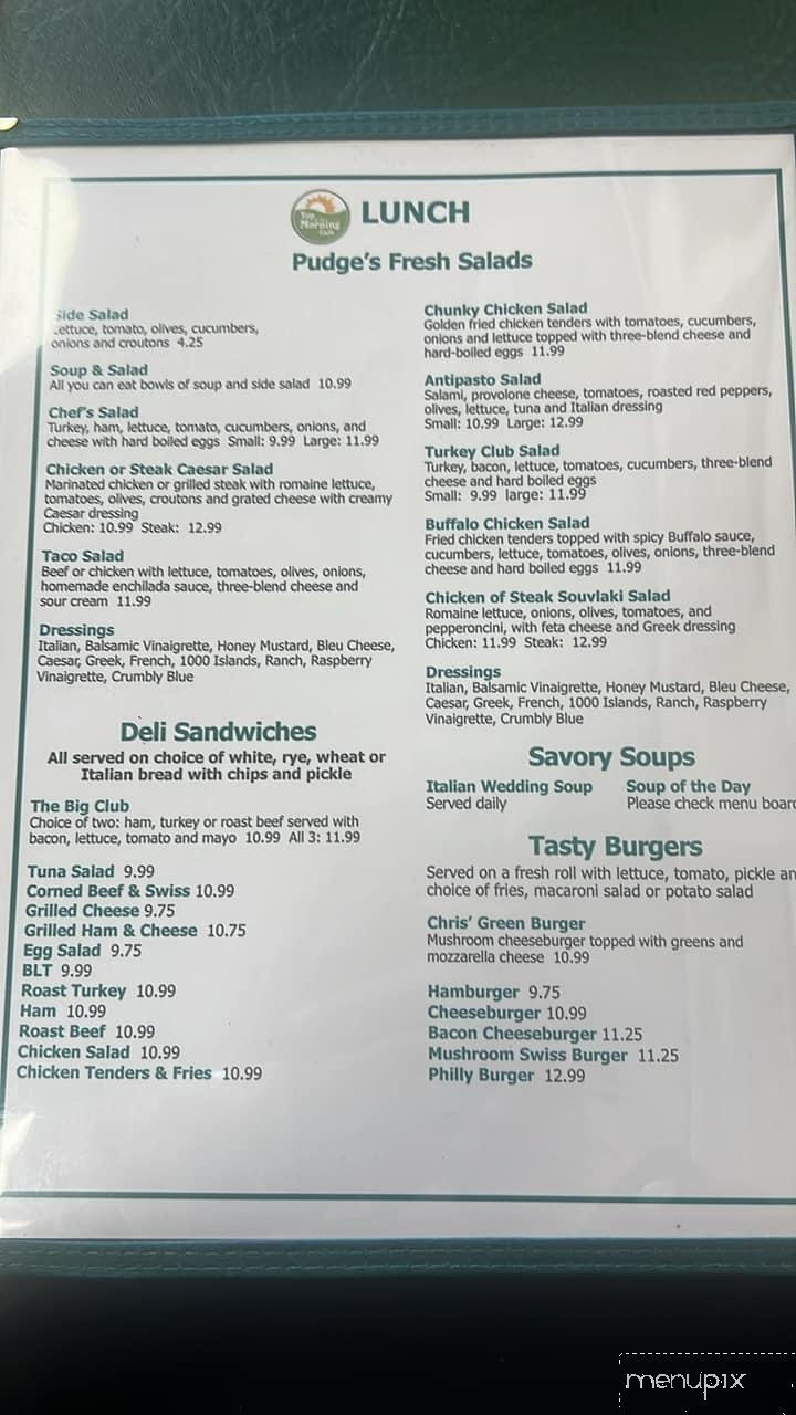 Top of the Morning Cafe - Utica, NY menu_pic