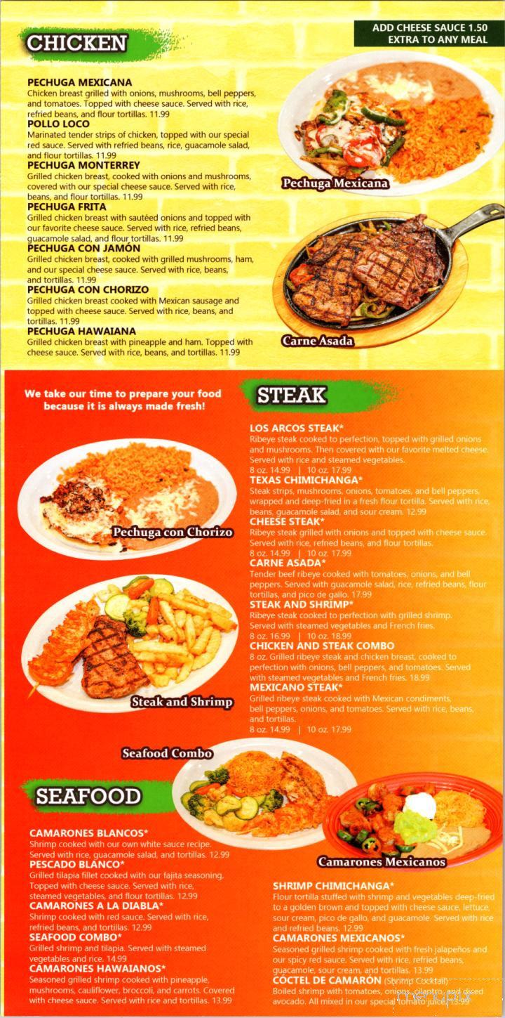 Los Arcos - Arab, AL menu_pic