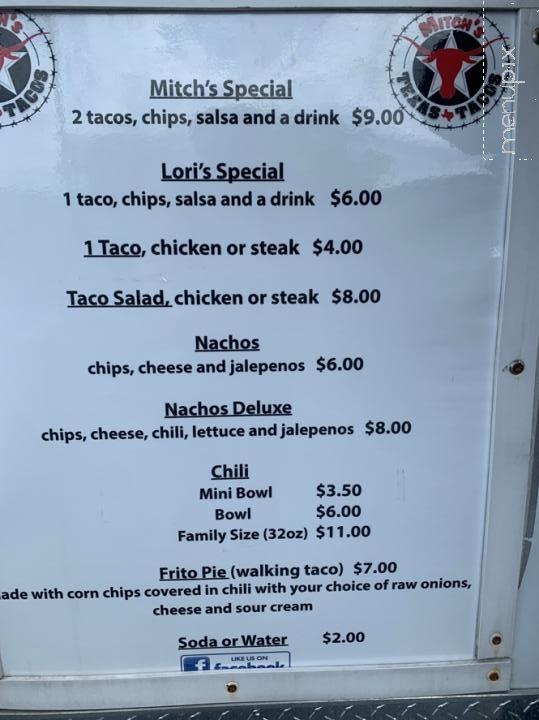 Mitch's Texas Tacos - Wausau, WI menu_pic