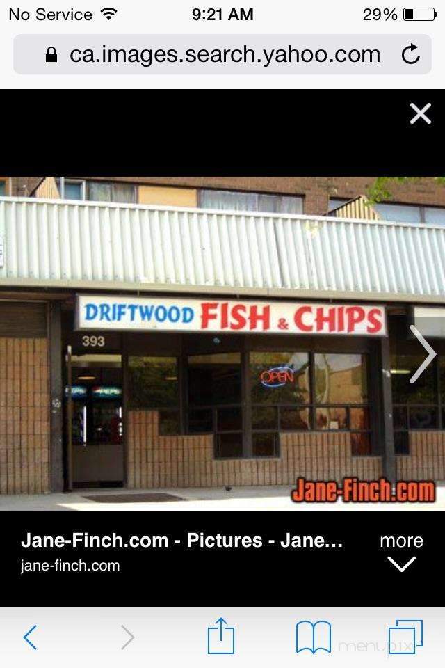 Driftwood Fish & Chips - North York, ON menu_pic
