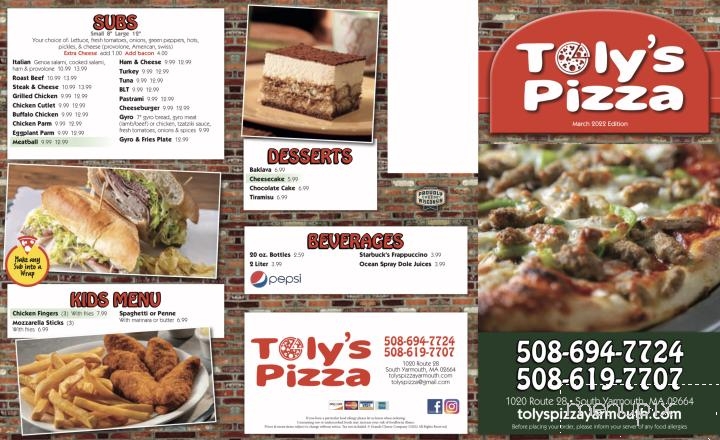 Toly's Pizza - South Yarmouth, MA