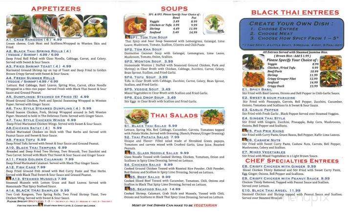 Black Thai - Conway, SC menu_pic